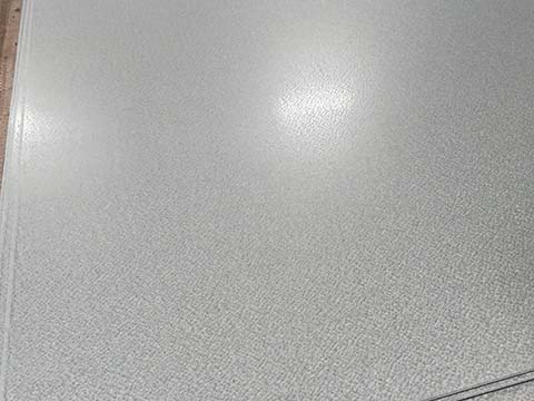 Vista cercana de la hoja de GL