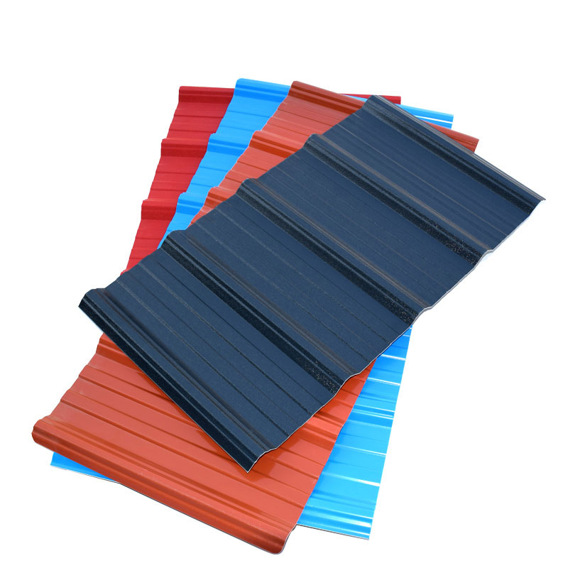 Materiales de construcción aislamiento de calor PVC Techo de techo PVC Implosionamiento de agua Techo Panel de techo corrugado