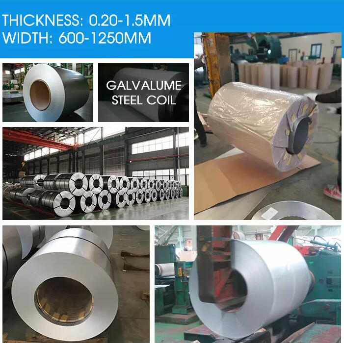 Perfiles de cubierta Galvalume Bobina Aluzinc corrugado - Compra