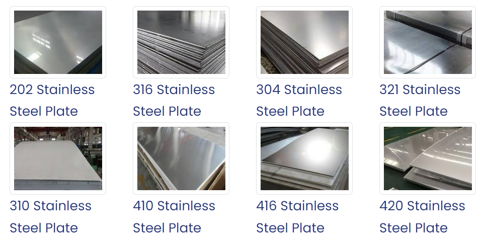 Grado de material de placa SS