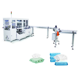 Máquina de embalaje de tejido facial 20-23 paquetes/mínimo de producción